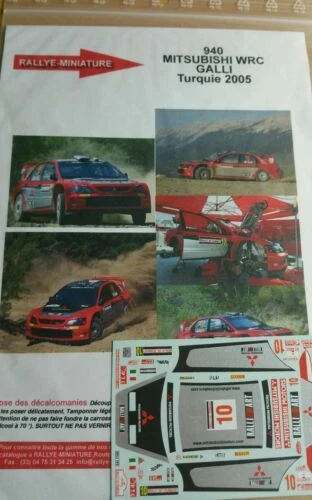 Voitures de rallye miniatures Altaya 1:43 Mitsubishi