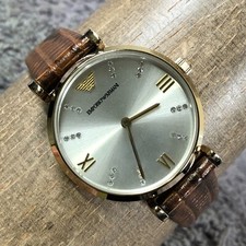 Emporio ARMANI Ar3169 Ladies Diamond Watch - 2 Year for sale 
