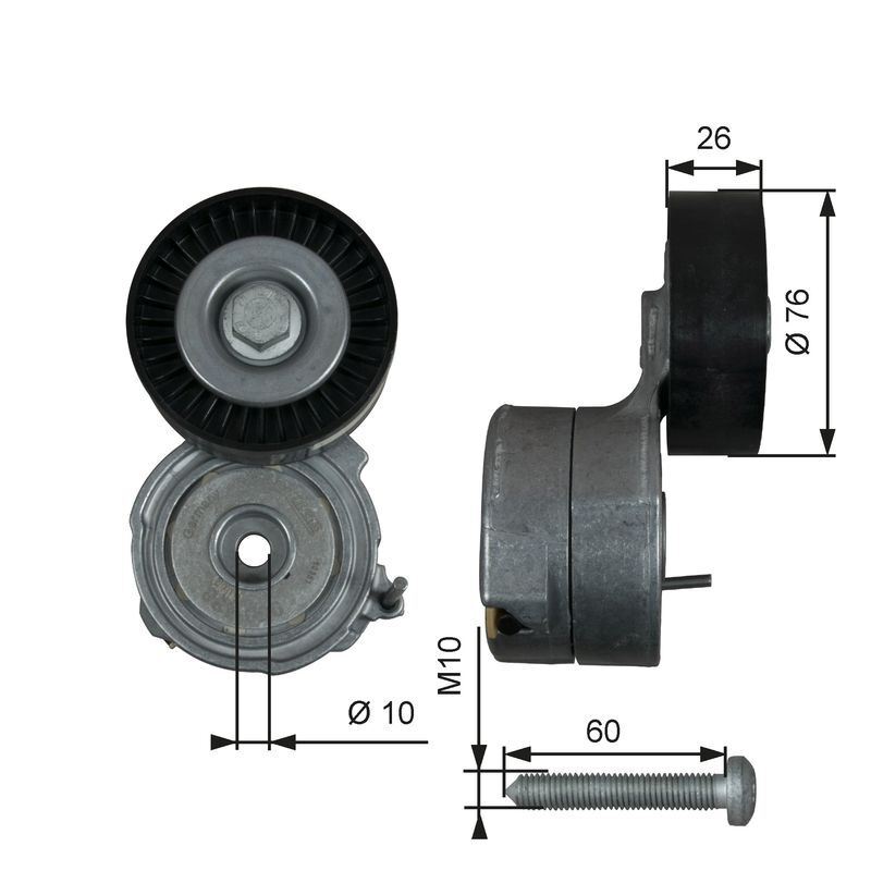 Gates T38423 DriveAlign Tensioner - Image 13