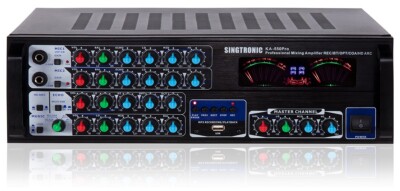 Mixing Amplifier Karaoke Professional 1500W Built in Optical, Bluetooth & Record