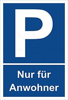 30cm Sticker Prohibited Parking Residents Only No Parking Not Allowed S431