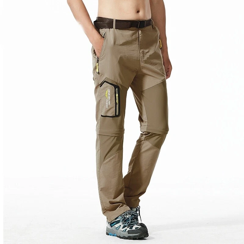Men's Hiking Pants Waterproof Quick Drying Detachable Trousers Breathable Solid
Opens in a new windo