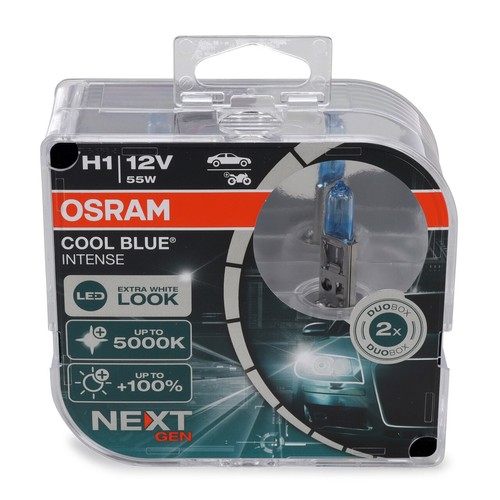 KIT 2 LAMPADINE OSRAM - H1 COOL BLUE INTENSE NEXT GEN 5000K 55W 12V - Foto 4