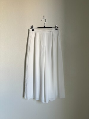 Babaton Women's Lazarus Wide-Leg Culottes in Espace (Ivory) Size US 2