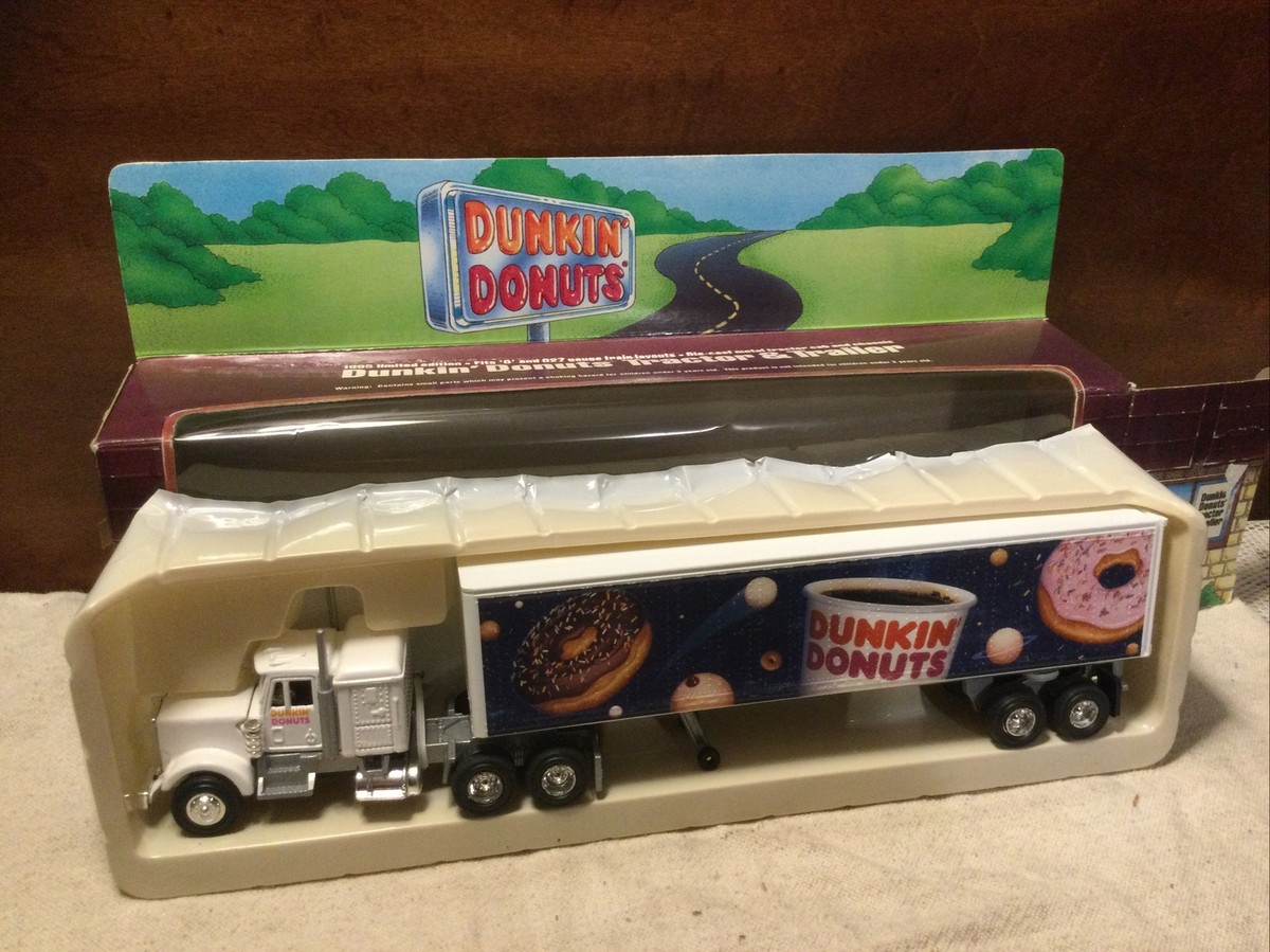 1:64 Diecast Tractor Trailer Semi Truck-Advertising Dunkin Donuts
