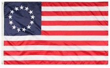 Betsy Ross Red White  Blue USA 13 Star Colonial American Flag 3'x5' Rothco 1557