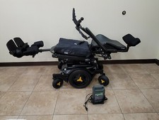PERMOBIL M3 WHEELCHAIR W/ POWER, TILT, RECLINE , LEGS. 4 MILES ONLY