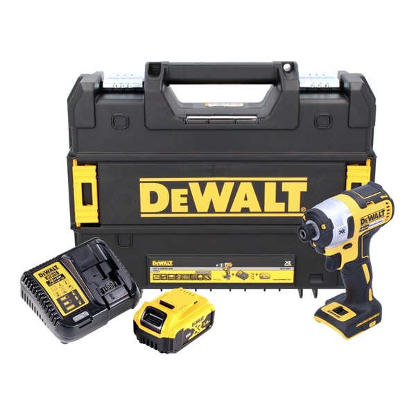 "Dewalt Dcf 887 P1T Akku Schlagschrauber 18 V 205 Nm 1/4\" + 1X Akku 5 Ah + Lader"-image