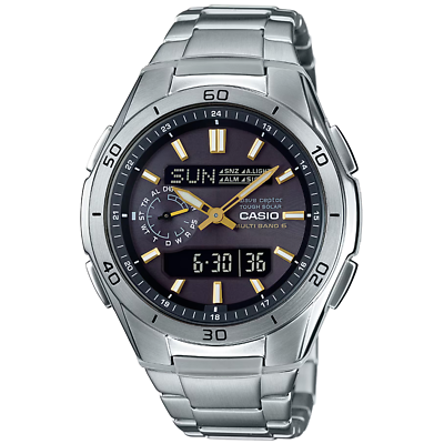 CASIO WAVE CEPTOR WVA-M650D-1A2JF Radio Solar Analog Digital Watch