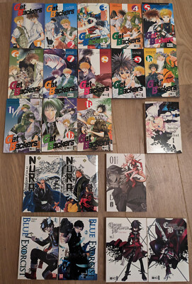 Mangasammlung, 21 verschiedene deutsche Mangas, darunter Get Backers