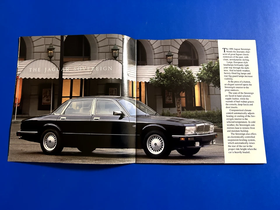 1991 Jaguar XJ6 Sovereign XJS Convertible 14-page Original Car Sales Brochure Foto 4 de 4
