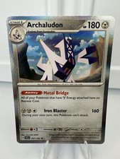 Archaludon 107/142 Sv07: Stellar Crown Holo Rare NM Pokemon Card 2024