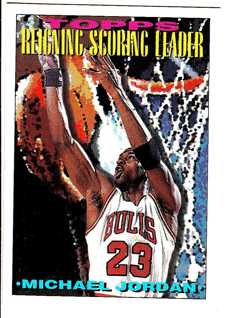 1993-94 TOPPS #384 MICHAEL JORDAN Chicago Bulls Basketball Card