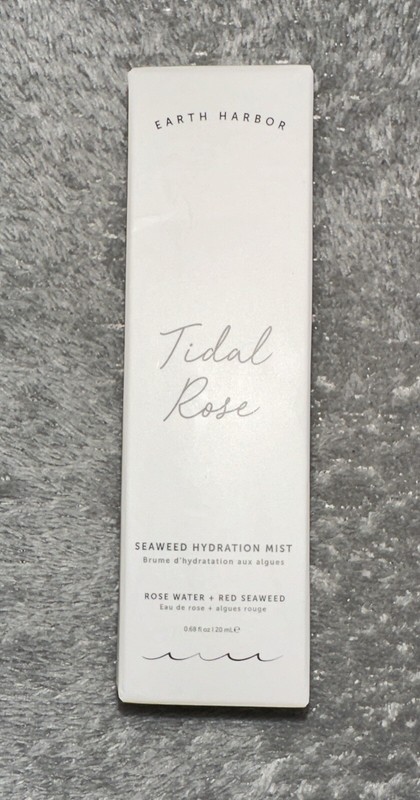 Earth Harbor Tidal Rose Seaweed Hydration Mist 0.68 fl oz / 20mL Travel Size NIB