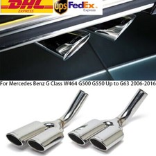 Car Exhaust Muffler Pipe Tips For Mercedes Benz W464 G500 G550 G63 G Class 06-16