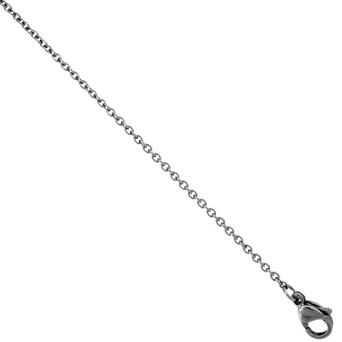 Stainless Steel Cable Chain Necklace 16 
