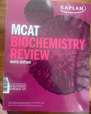 MCAT BIOCHEMISTRY REVIEW  9TH EDITION  KAPLAN