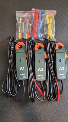 Extech PQ34-2 Current Clamp Probes (3 pack 20/200A)