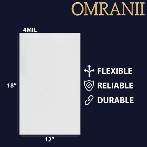 4Mil 12" X 18" | Sacchetti in polietilene piatti trasparenti LDPE, flessibili e durevoli | Sacchetti multipli - Foto 13 di 15