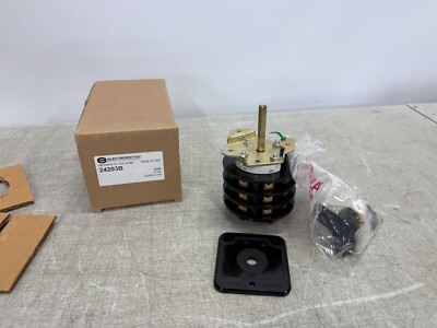 ElectroSwitch 24203B 8-Position Rotary Switch 20A, 125-600Vac Serie 24 New