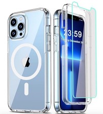 iPhone 13 Pro Case with Screen Protectors, Co...