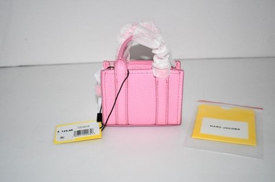 Marc Jacobs The NANO Tote Bag Charm in Furo Candy Pink