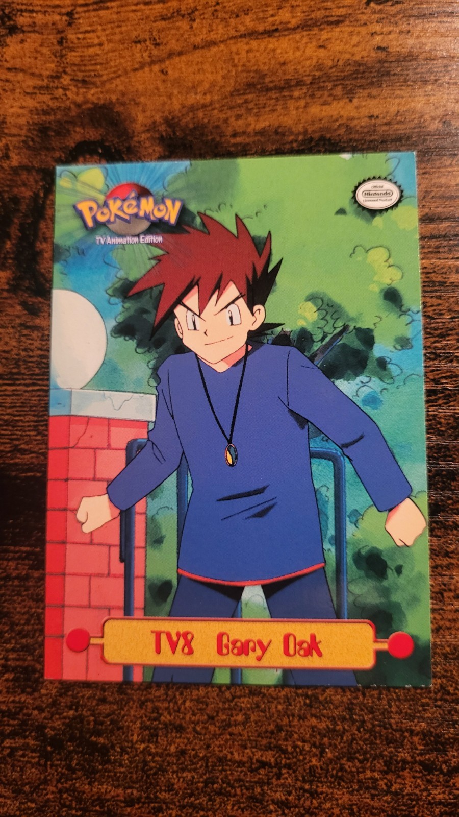 Pokemon Card - Gary Oak TV8 - TV Animation Edition - Topps Series 1