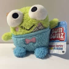 NEW, BUM BUMZ HELLO KITTY AND FRIENDS KEROPPI ICE CREAM 5" Plush