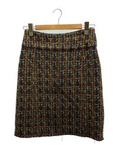 CHANEL Skirt, Size 38, Wool, Multicolor, P52554V39167