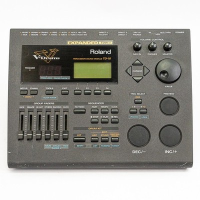 Roland TD-10 V-Drum Sound Module   FOR PARTS / REPAIR   No Audio / Dead Display