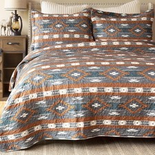 CARSTENS, INC. Western Aztec Country Bedding Set, Southwestern 3-Piece