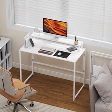 Produktbild - Schreibtisch Klappbar Computertisch mit Monitorhalterung, Refurbished