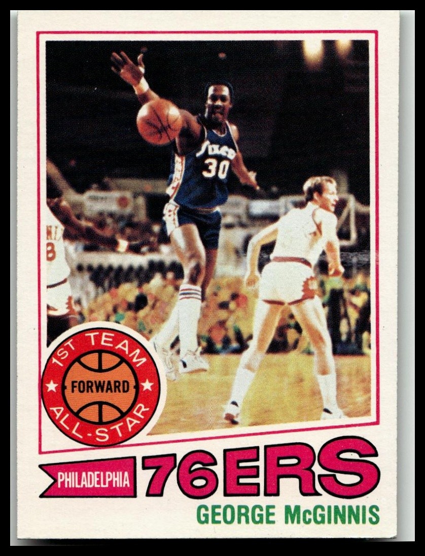1977-78 Topps #50 George McGinnis White Backs