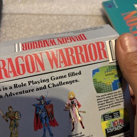 Dragon Warrior 2 II Nintendo 1990 NES CIB Complete W/ Map & Manual VGood Cond