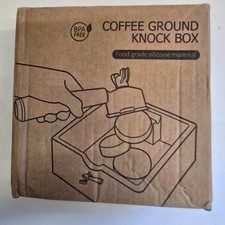 BNWT Coffee Ground Knock Box Green Food Grade Silicone- CG C94
