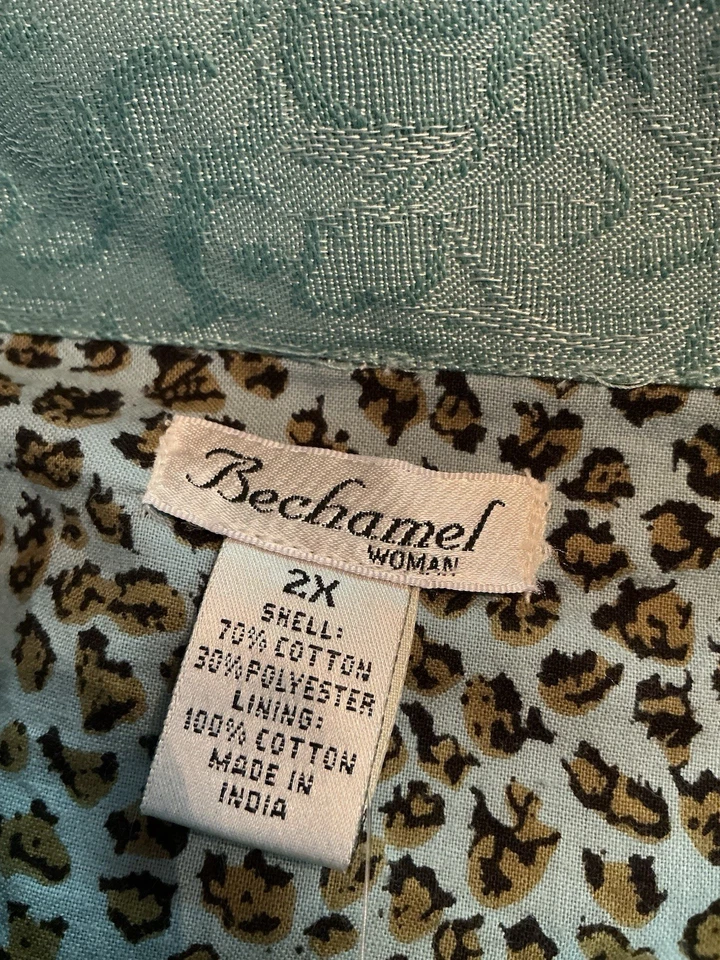 Chaqueta forrada floral en relieve manga 3/4 Béchamel para mujer nueva con etiquetas - talla 2X Foto 4 de 4