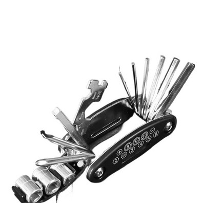 Portable 16-in-1 Folding Tool Kit with Screwdriver & Hex Keys for Repair DIY