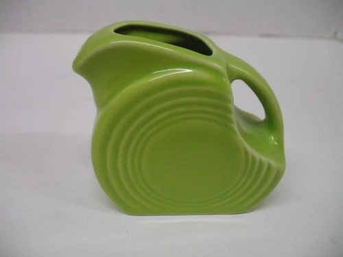 Chartreuse Mini Disc Pitcher Creamer Fiesta