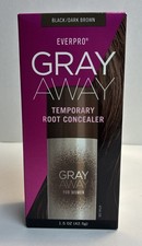 Everpro Gray Away Temporary Root Concealer, Black/Dark Brown 1.5 oz.