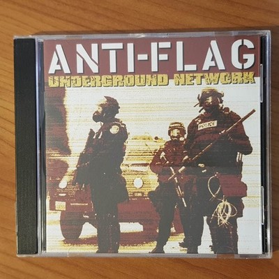 ANTI-FLAG underground network EX/EX (CD Album, Hard, Fat Wreck Chords)