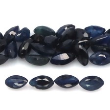 5.30 CT. Gemstone Heated 43Pcs Blue Sapphire Madagascar Marquise