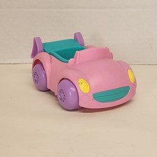 Nick Jr. Bubble Guppies Molly Fin-tastic Racer Push Car Toy Pink Rare