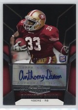 2010 Topps Unrivaled Rookie Black Auto 27/99 Anthony Dixon #102 Auto 00e8