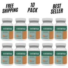 10X Emma Relief Supplement KONSCIENS KETO for Gut Bloating -60 Capsules-Exp 2028