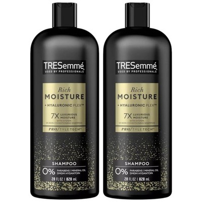 Tresemme Rich Moisture 7X Luxurious Moisture Shampoo, 28oz (828ml) (Pack of 2)