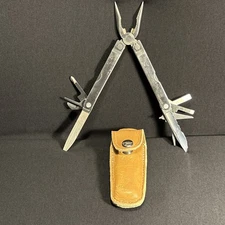 Vintage Leatherman Multi Tool W/ Scissors Sheath MADE IN USA, Portland Oregon.