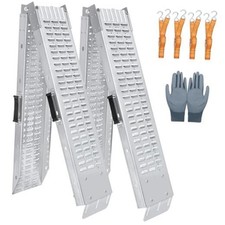 72.5" Heavy Duty Folding Loading Ramps, 1500lb Capacity, Ideal for