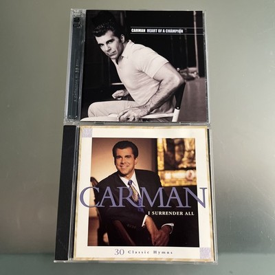Carman 2   LOT: Heart Of A Champion- 2 Disc & I Surrender All 30 Classic Hymns