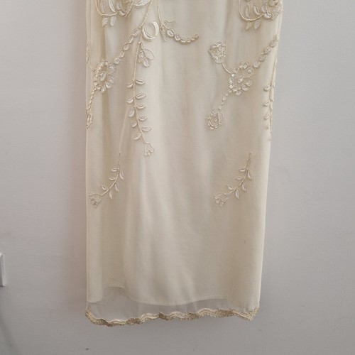 Abito da sposa Jessica McClintock avorio pizzo spalline taglia 12 - Foto 2 di 16