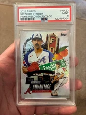 PSA 9 Home Field Advantage Spencer Strider
